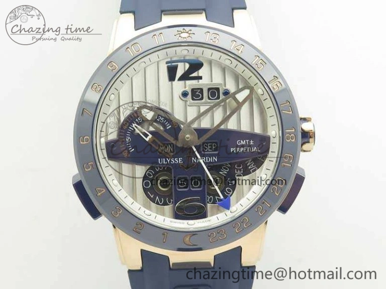 Executive Toro RG TWA 1:1 Best Edition White Dial On Rubber Strap Asian UN- Chic 9813