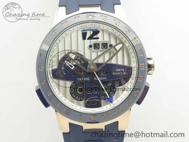 Executive Toro RG TWA 1:1 Best Edition White Dial On Rubber Strap Asian UN- Chic 9813