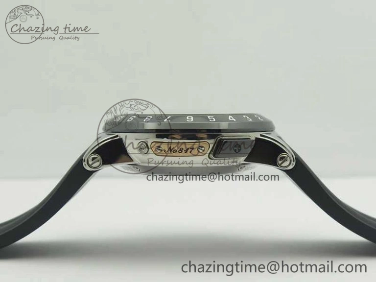 TimelessDesign Executive Toro SS TWA 1:1 Best Edition Black Dial On Rubber Strap Asian UN- 9815