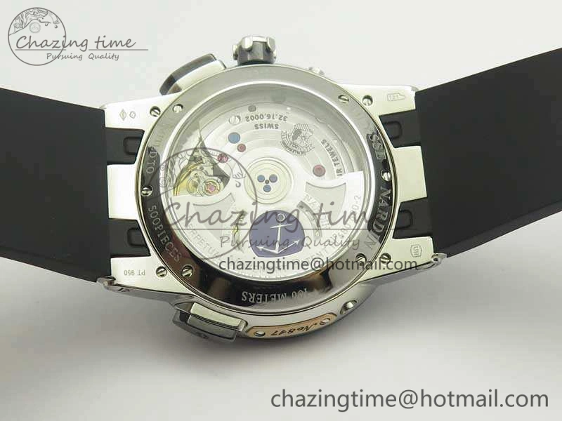 TimelessDesign Executive Toro SS TWA 1:1 Best Edition Black Dial On Rubber Strap Asian UN- 9815