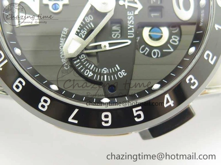 TimelessDesign Executive Toro SS TWA 1:1 Best Edition Black Dial On Rubber Strap Asian UN- 9815