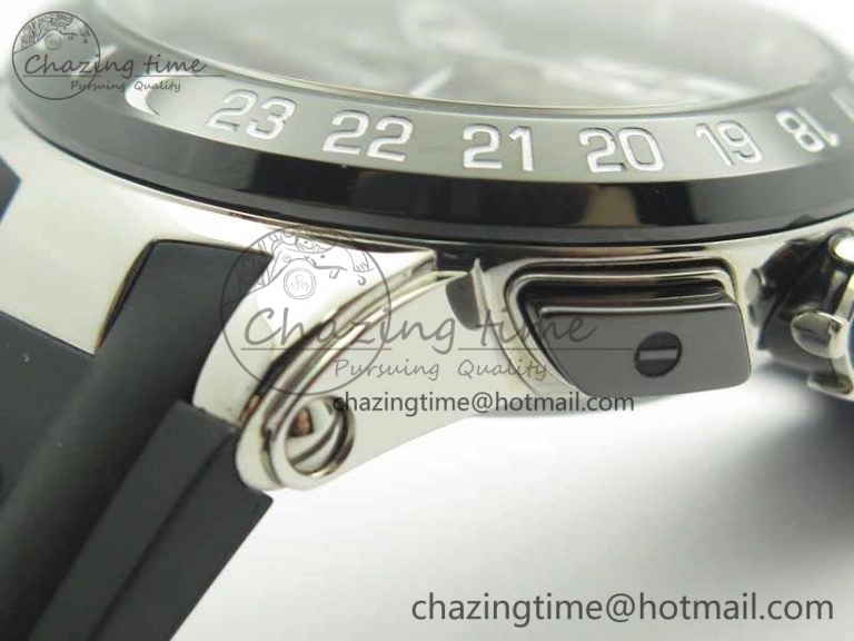 TimelessDesign Executive Toro SS TWA 1:1 Best Edition Black Dial On Rubber Strap Asian UN- 9815