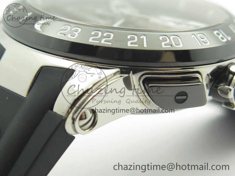 TimelessDesign Executive Toro SS TWA 1:1 Best Edition Black Dial On Rubber Strap Asian UN- 9815