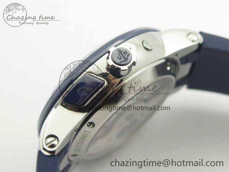 Resilient Executive Toro SS TWA 1:1 Best Edition Blue Dial On Rubber Strap Asian UN- 9814