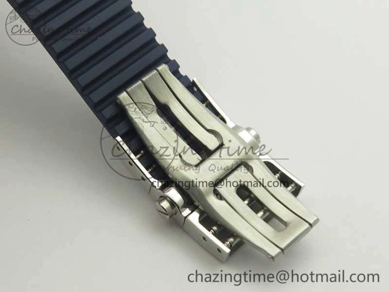 Resilient Executive Toro SS TWA 1:1 Best Edition Blue Dial On Rubber Strap Asian UN- 9814