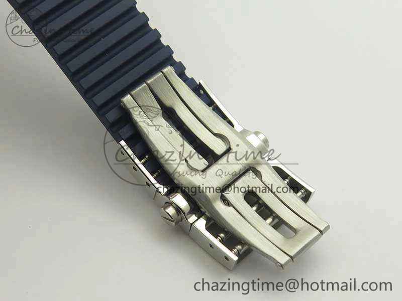 Resilient Executive Toro SS TWA 1:1 Best Edition Blue Dial On Rubber Strap Asian UN- 9814