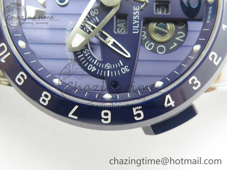 Resilient Executive Toro SS TWA 1:1 Best Edition Blue Dial On Rubber Strap Asian UN- 9814