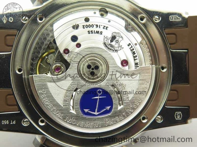 Executive Toro SS TWA 1:1 Best Edition Brown Dial On Rubber Strap Asian UN- SunProtective 9816