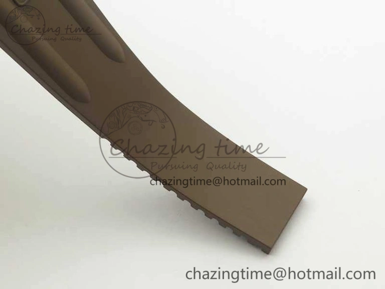 Executive Toro SS TWA 1:1 Best Edition Brown Dial On Rubber Strap Asian UN- SunProtective 9816