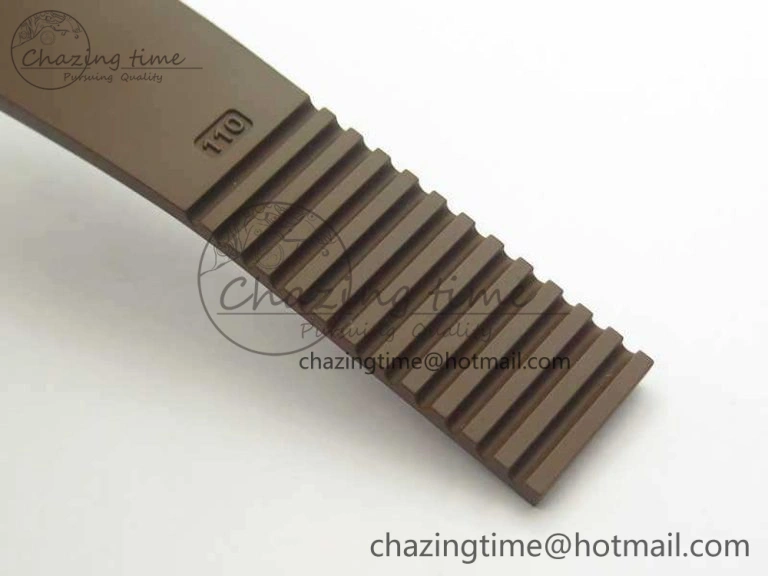 Executive Toro SS TWA 1:1 Best Edition Brown Dial On Rubber Strap Asian UN- SunProtective 9816