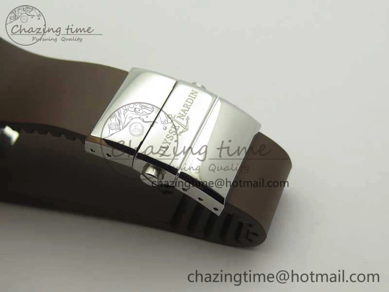 Executive Toro SS TWA 1:1 Best Edition Brown Dial On Rubber Strap Asian UN- SunProtective 9816