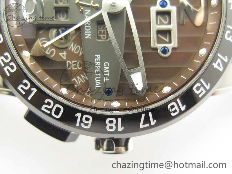 Executive Toro SS TWA 1:1 Best Edition Brown Dial On Rubber Strap Asian UN- SunProtective 9816