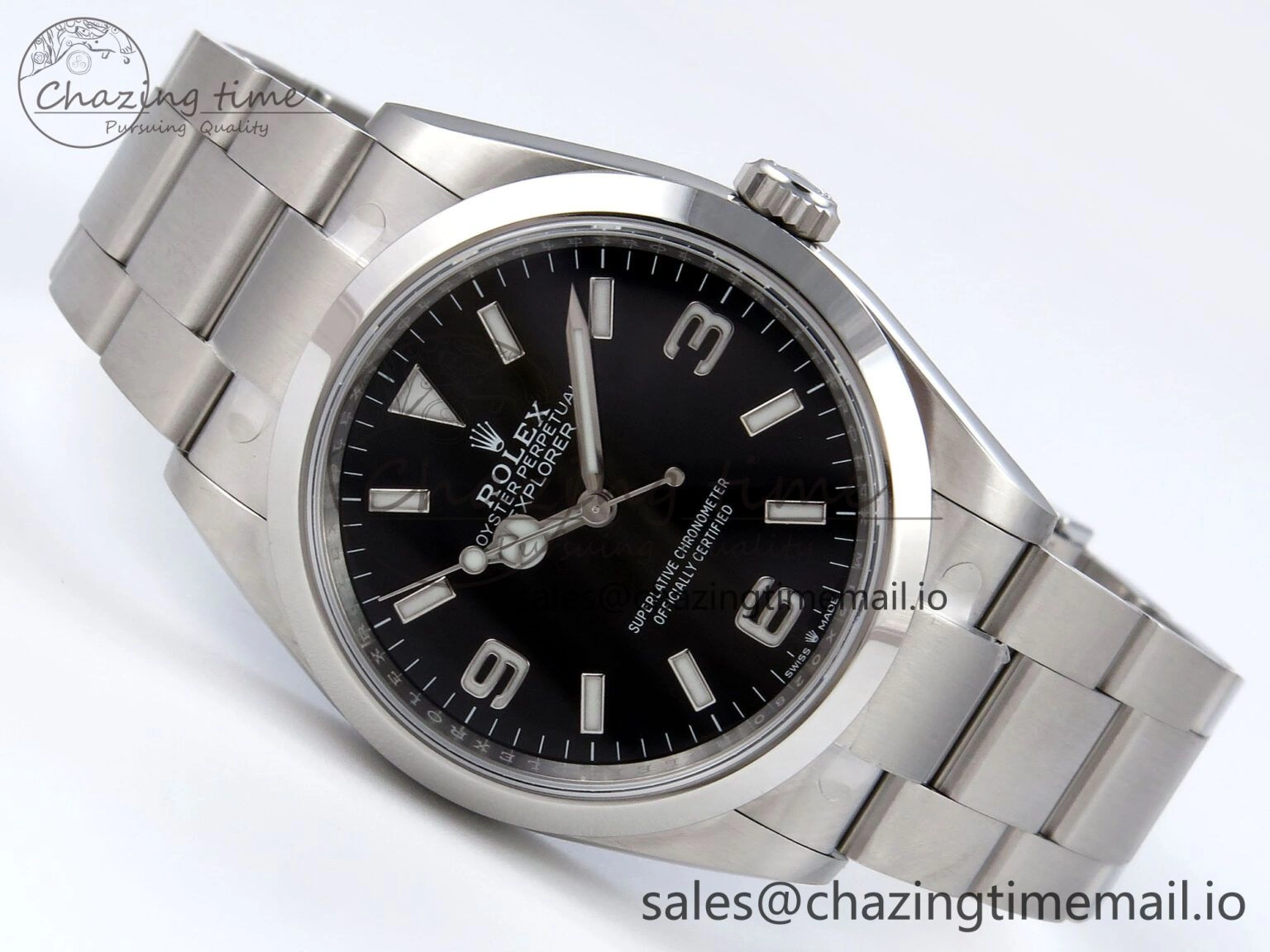Explorer 124270 36mm 904L Steel VSF 1:1 Best Edition Black Dial on SS Bracelet VS Attractive 890