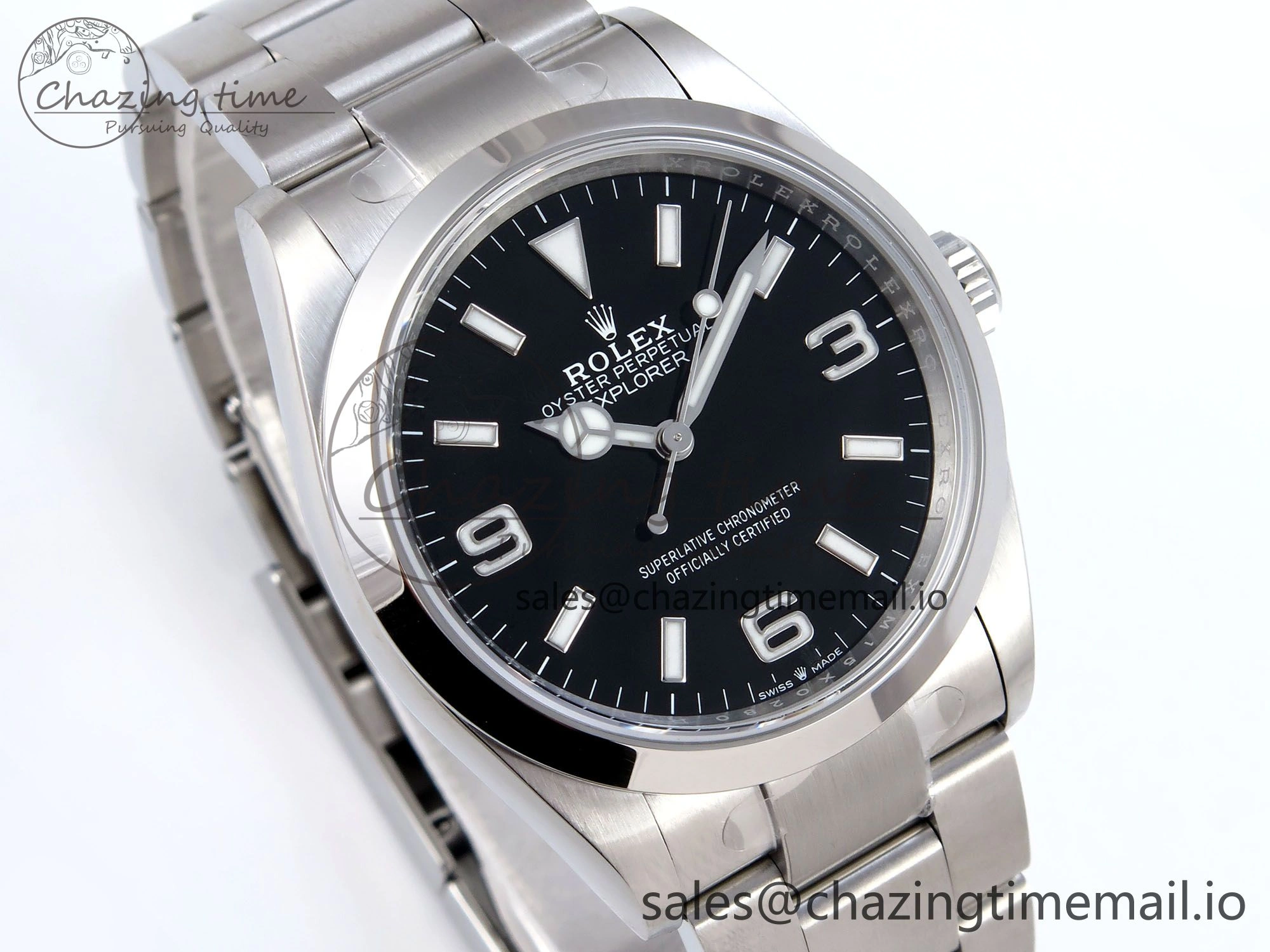 Explorer 124270 36mm 904L Steel VSF 1:1 Best Edition Black Dial on SS Bracelet VS Attractive 890