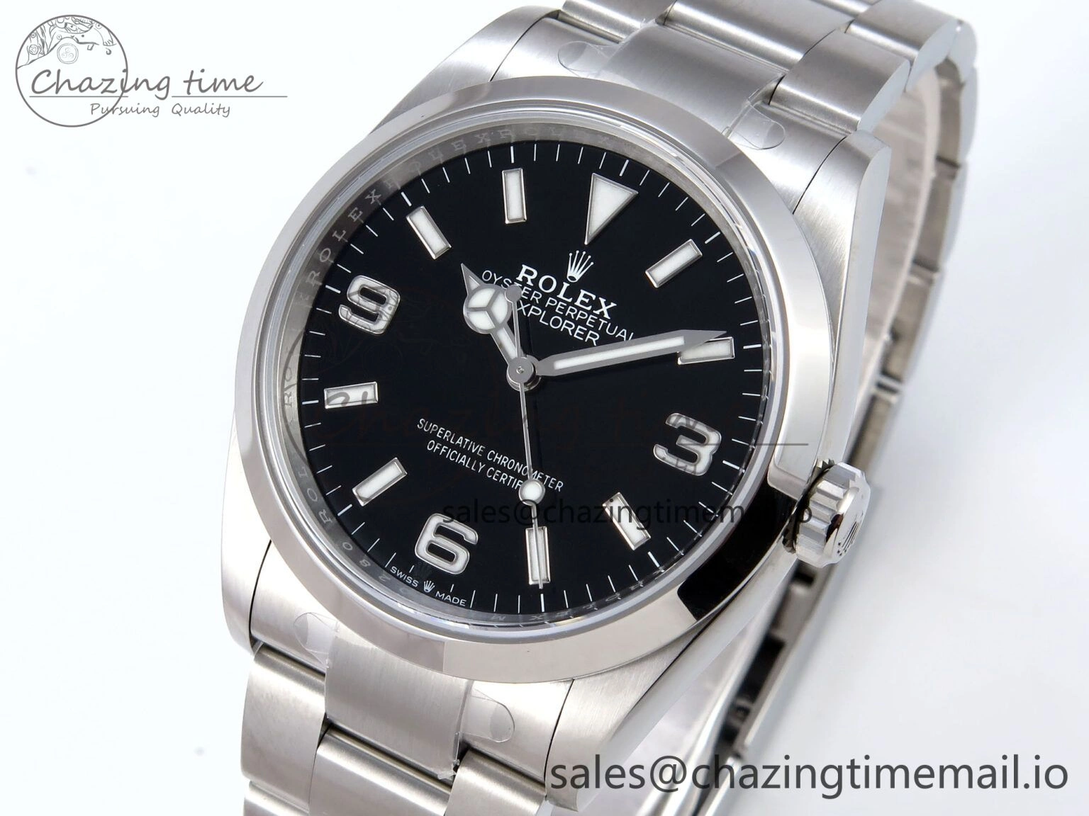 Explorer 124270 36mm 904L Steel VSF 1:1 Best Edition Black Dial on SS Bracelet VS Attractive 890
