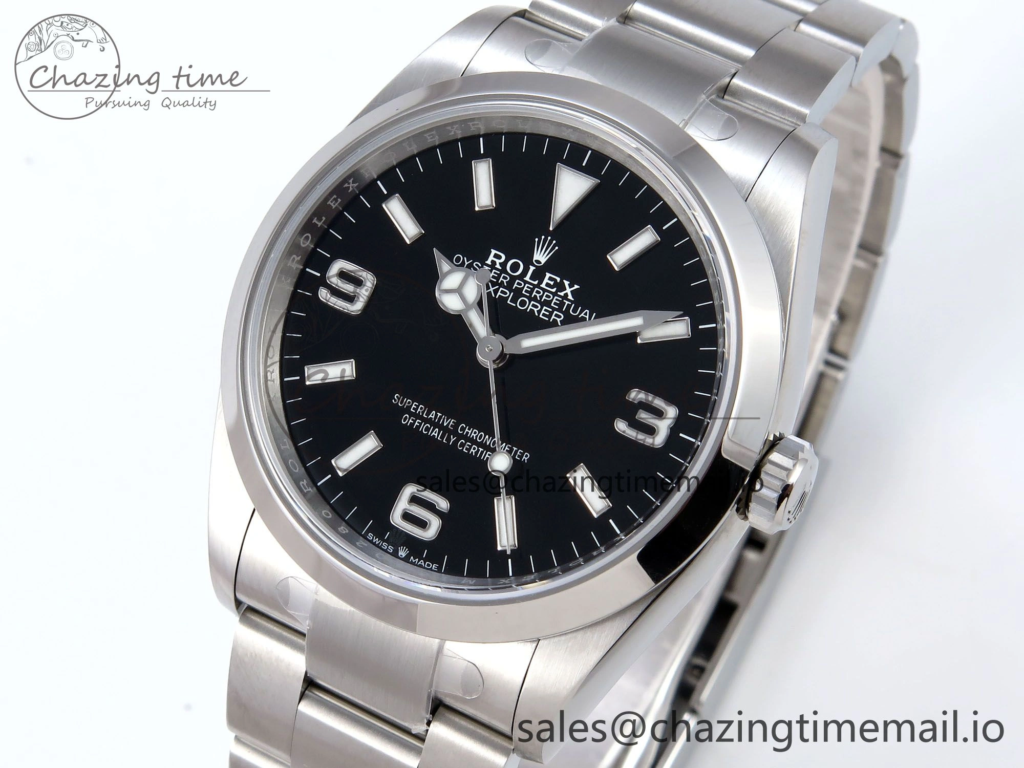 Explorer 124270 36mm 904L Steel VSF 1:1 Best Edition Black Dial on SS Bracelet VS Attractive 890