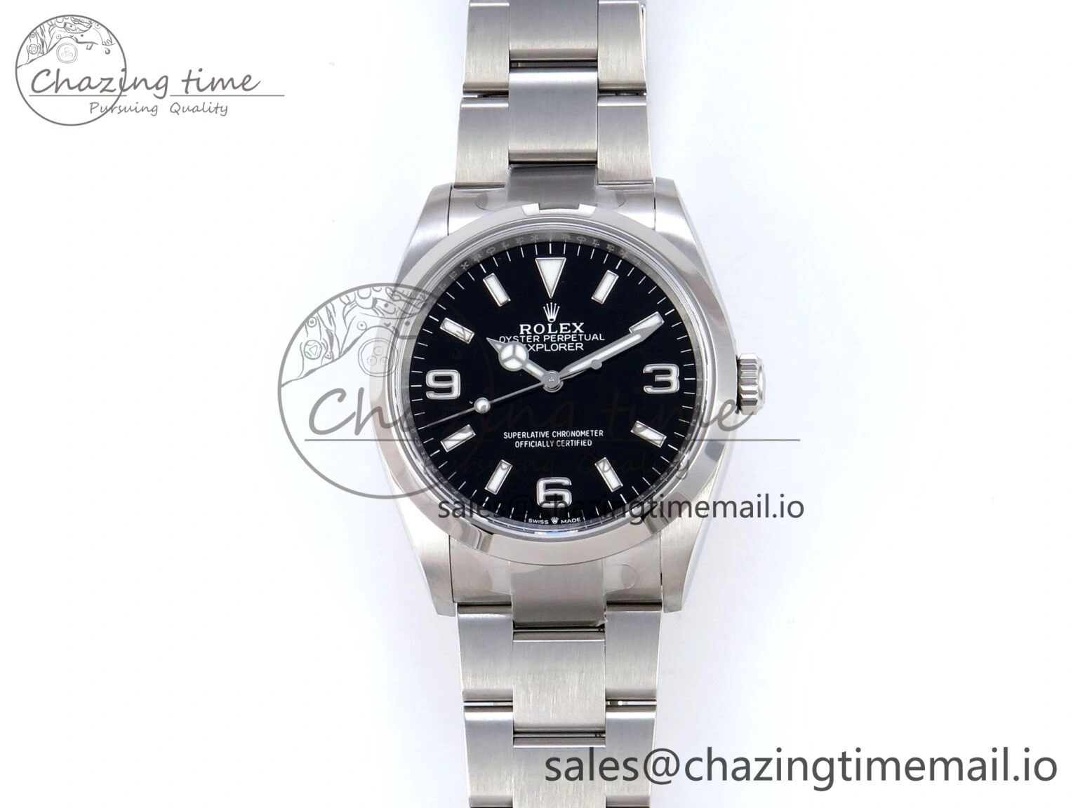 Explorer 124270 36mm 904L Steel VSF 1:1 Best Edition Black Dial on SS Bracelet VS Attractive 890