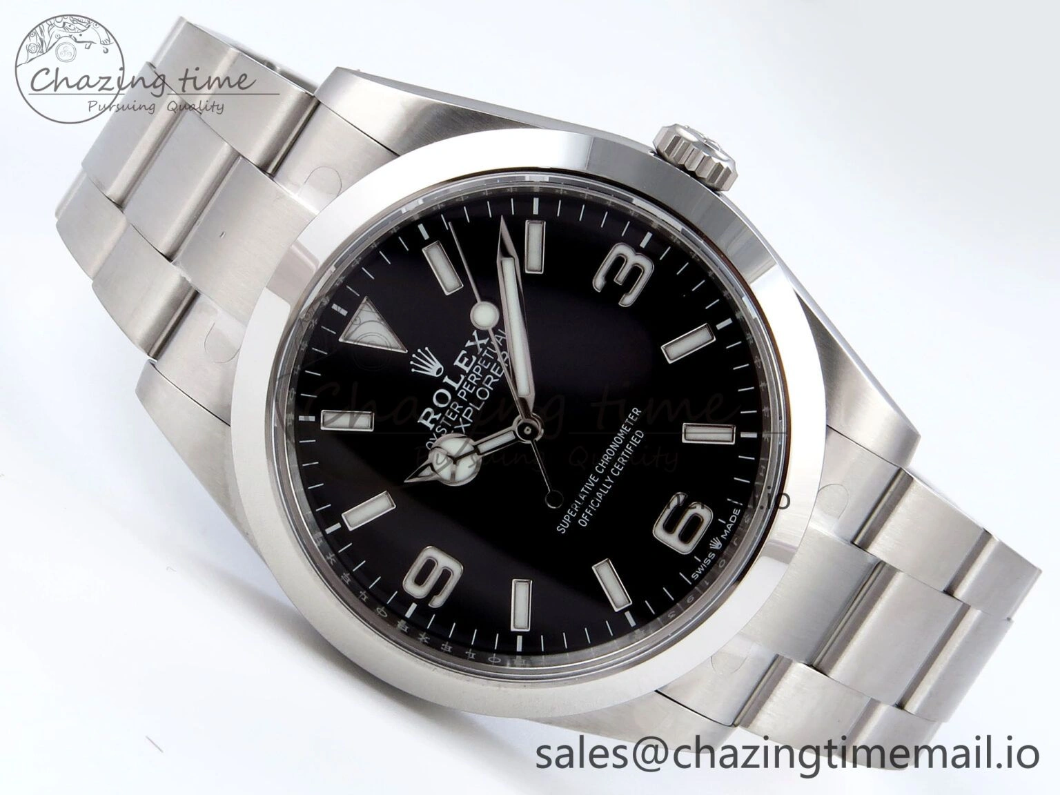 Explorer 124270 40mm 904L Steel VSF 1:1 Best Edition Black Dial on SS Bracelet VS Trendy 887