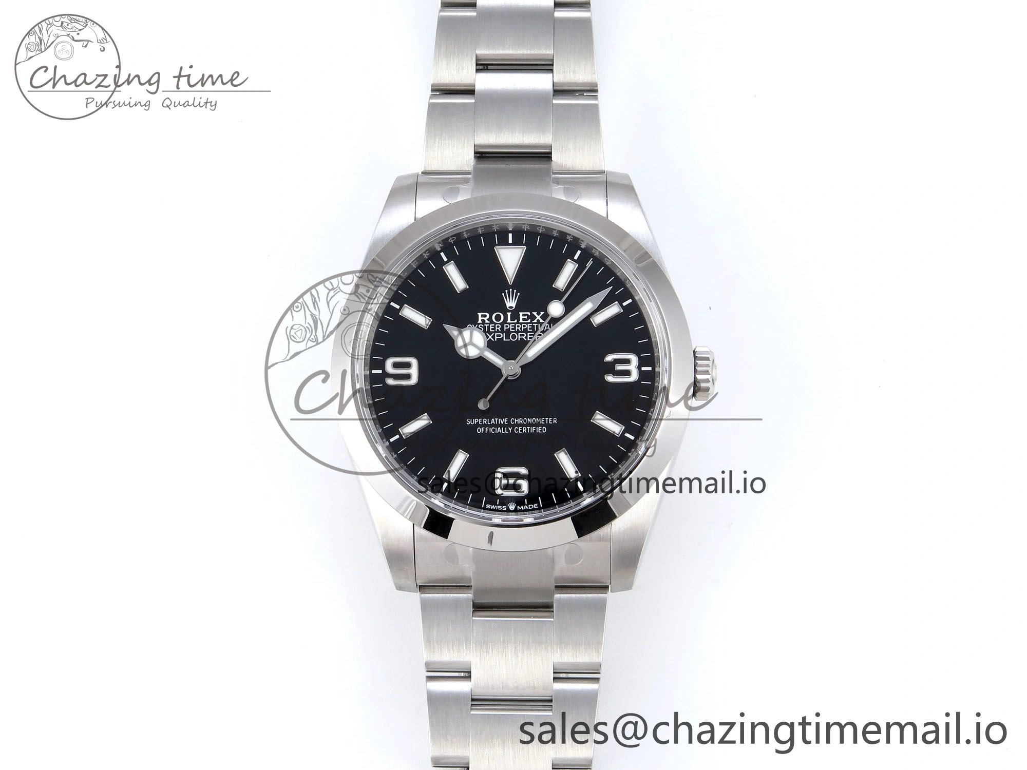 Explorer 124270 40mm 904L Steel VSF 1:1 Best Edition Black Dial on SS Bracelet VS Trendy 887