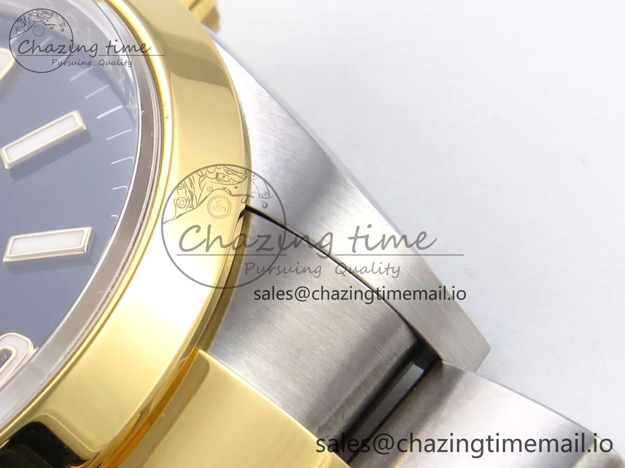 TechFriendly Explorer 124273 VSF 1:1 Best Edition 904L Steel Black Dial on SS YG Bracelet VS 1237