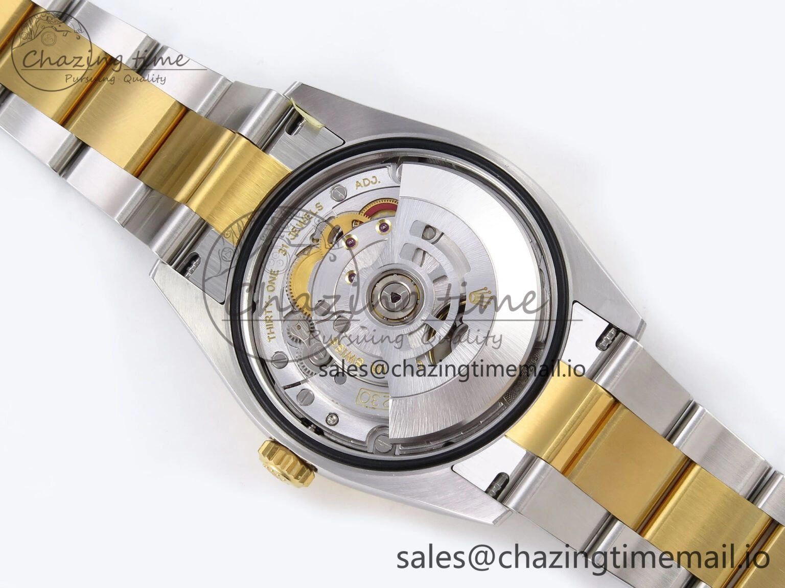 TechFriendly Explorer 124273 VSF 1:1 Best Edition 904L Steel Black Dial on SS YG Bracelet VS 1237
