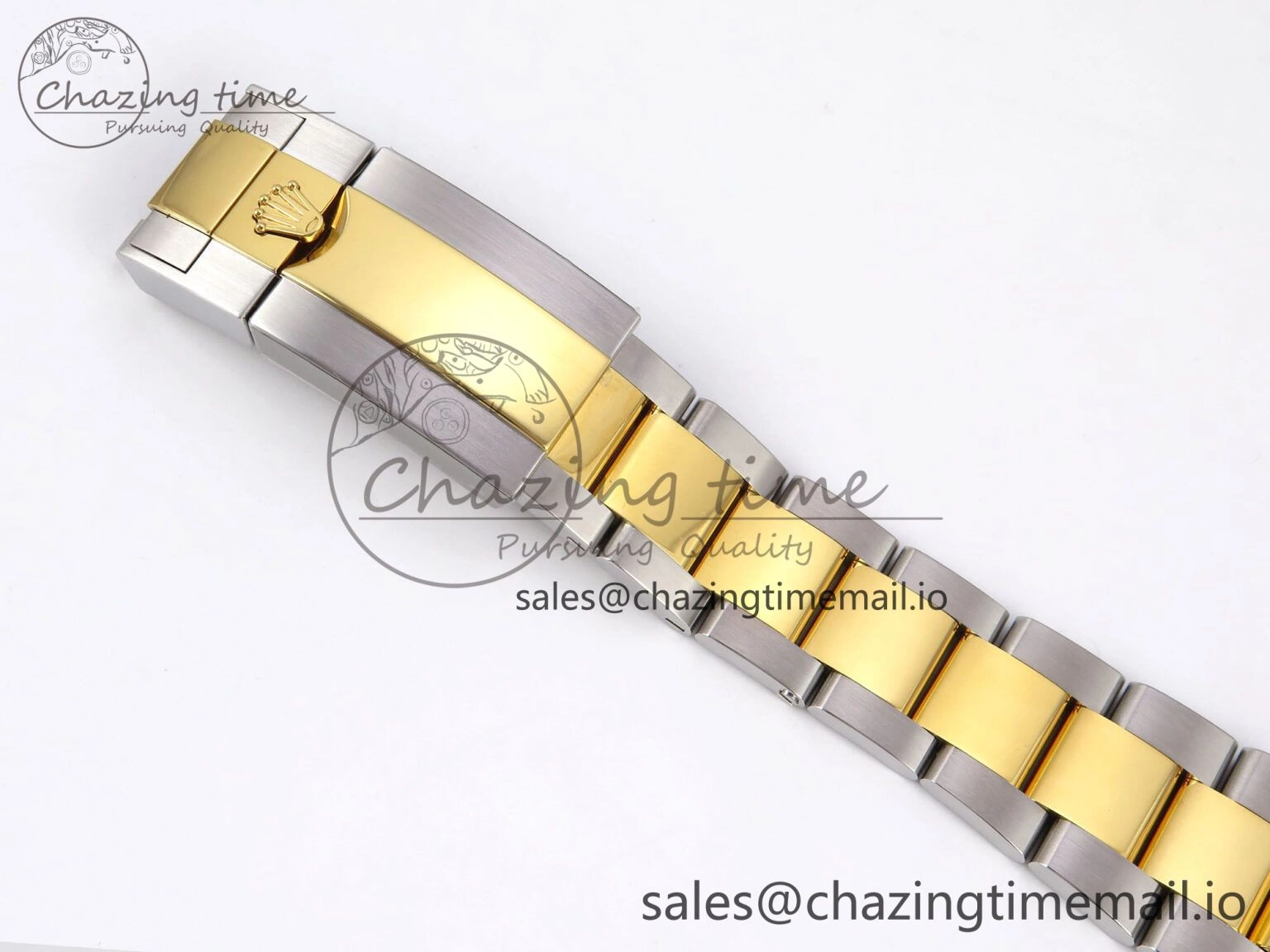 TechFriendly Explorer 124273 VSF 1:1 Best Edition 904L Steel Black Dial on SS YG Bracelet VS 1237