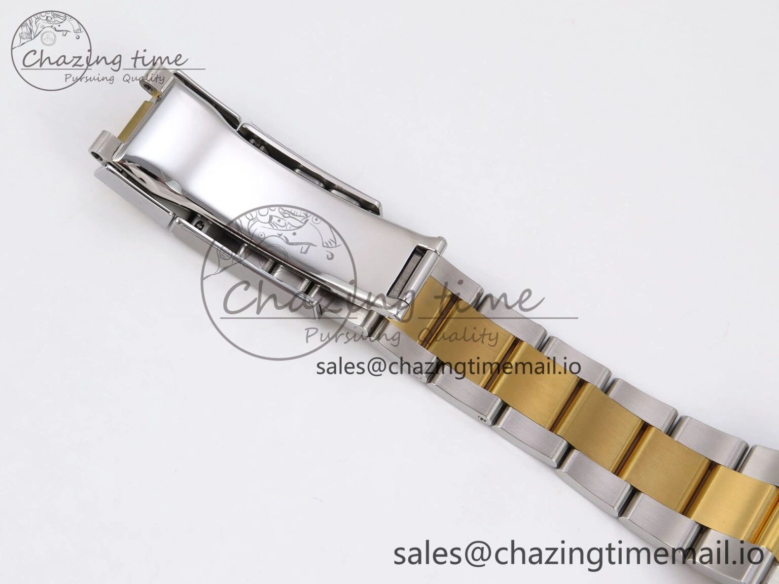 TechFriendly Explorer 124273 VSF 1:1 Best Edition 904L Steel Black Dial on SS YG Bracelet VS 1237