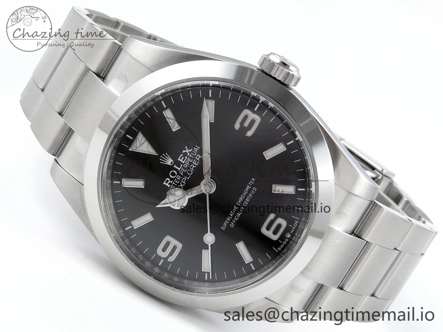 FreshLook Explorer 224270 40mm 904L Steel Clean 1:1 Best Edition 904L SS Bracelet VR 755