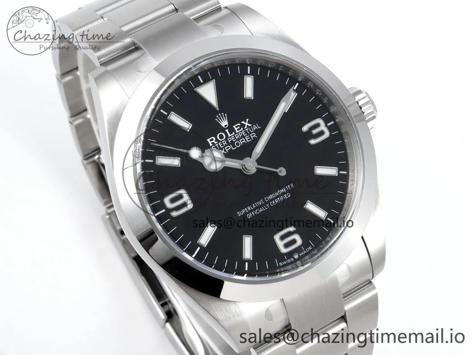 FreshLook Explorer 224270 40mm 904L Steel Clean 1:1 Best Edition 904L SS Bracelet VR 755
