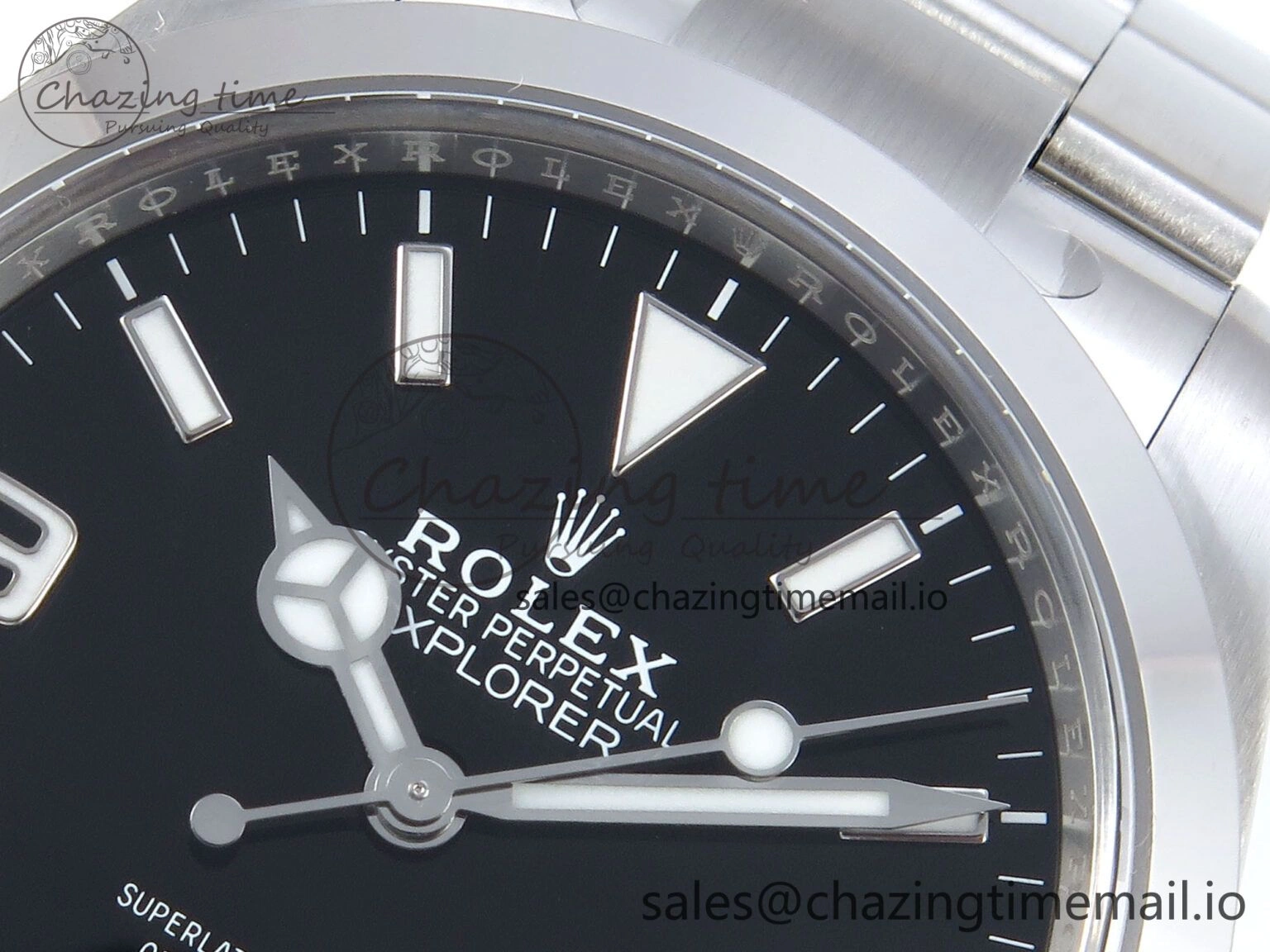 FreshLook Explorer 224270 40mm 904L Steel Clean 1:1 Best Edition 904L SS Bracelet VR 755
