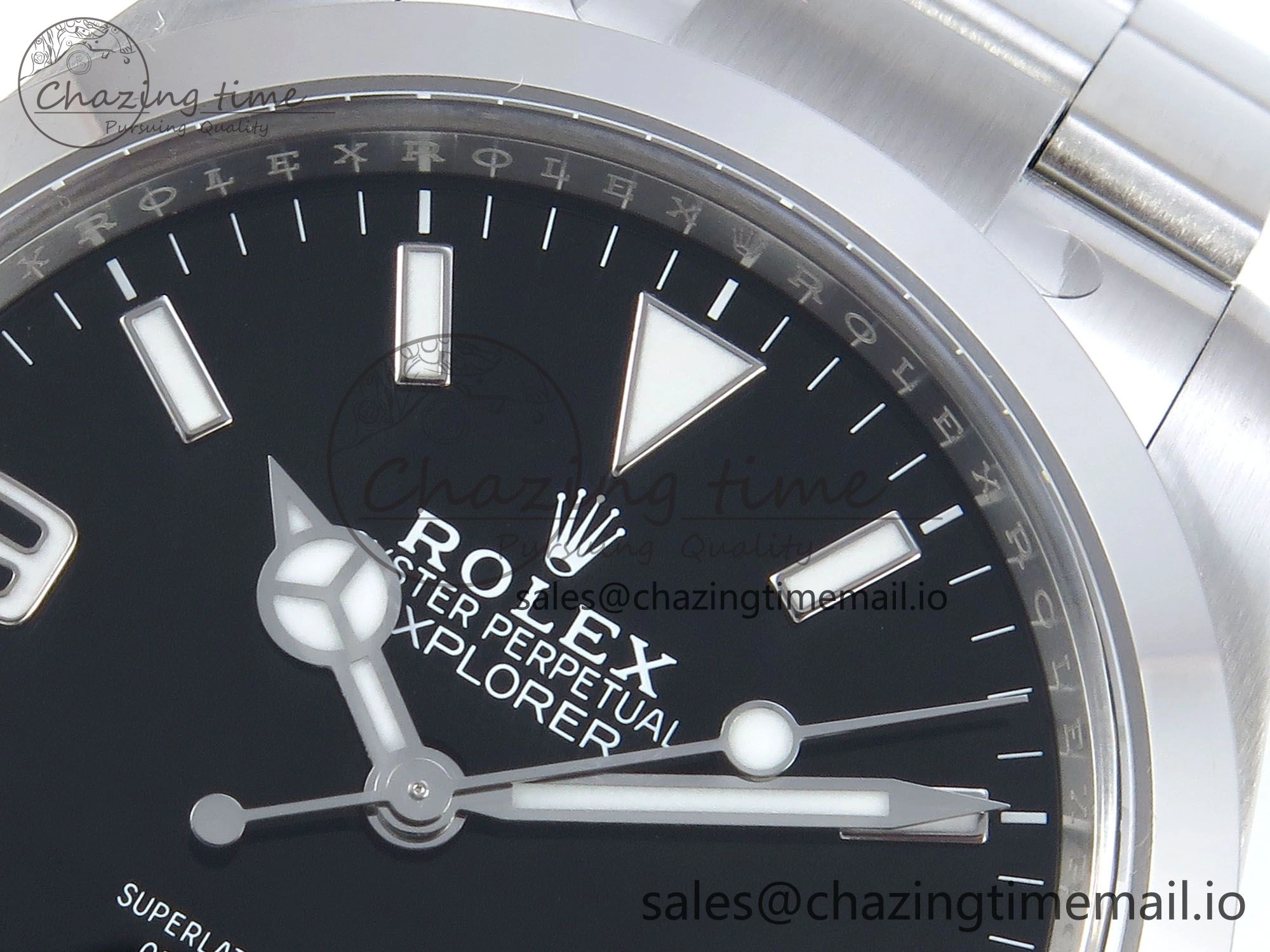 FreshLook Explorer 224270 40mm 904L Steel Clean 1:1 Best Edition 904L SS Bracelet VR 755