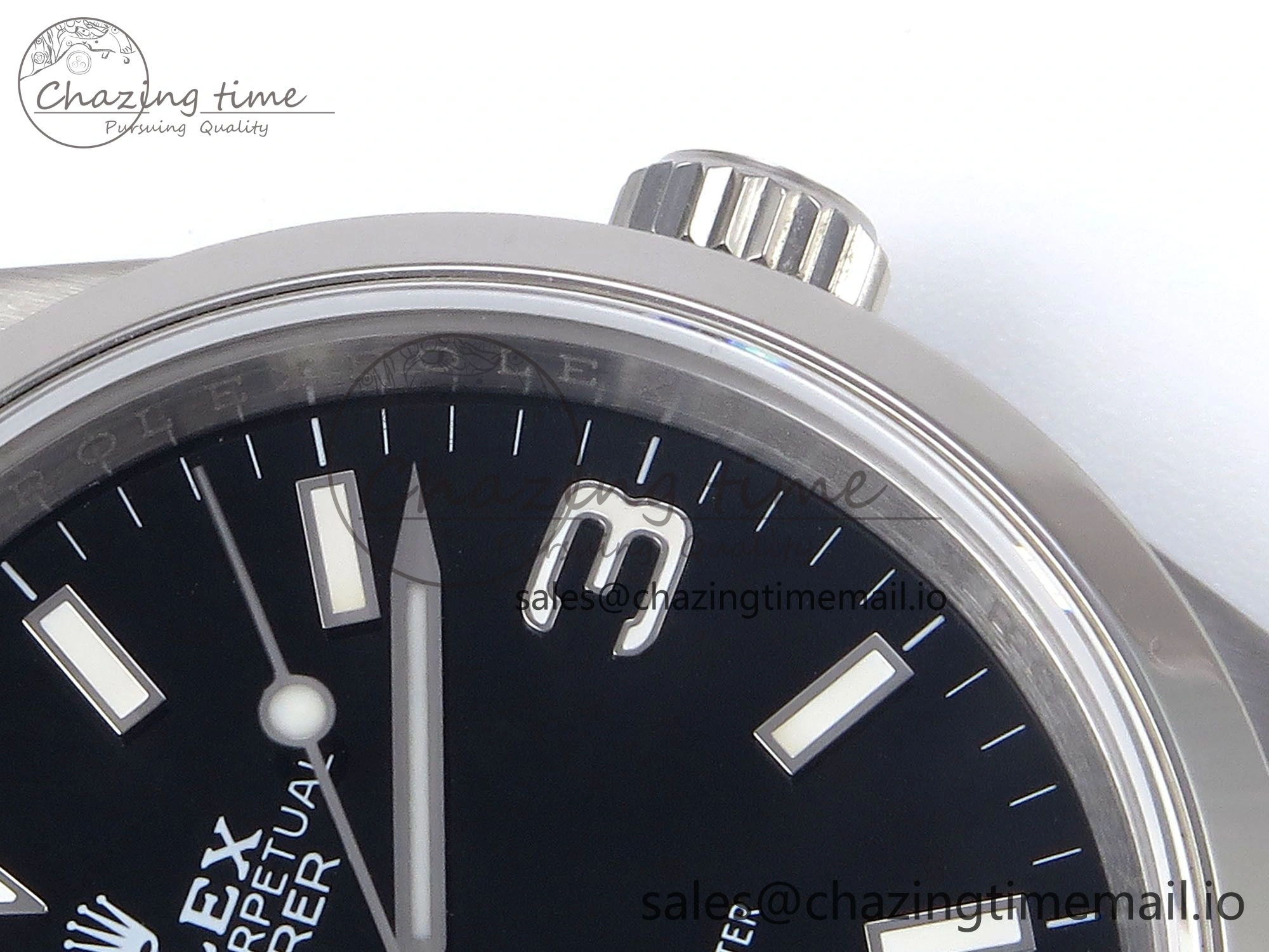 Sustainable Explorer 36 904L Steel KRF 1:1 Best Edition Black Dial on SS Bracelet A 1285