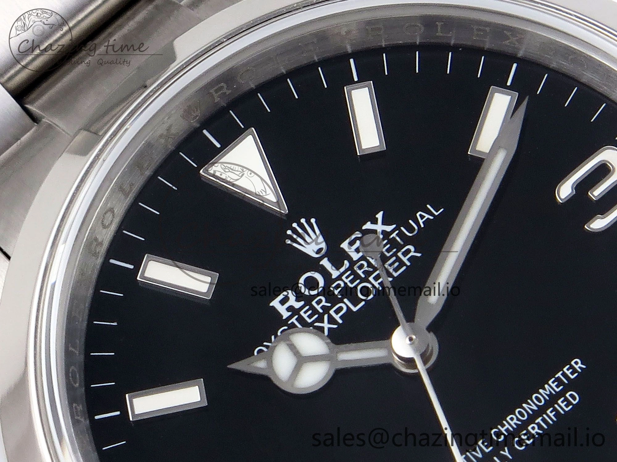 Trendsetting Explorer 36 904L Steel KRF 1:1 Best Edition Black Dial on SS Bracelet PT5000 V 1180
