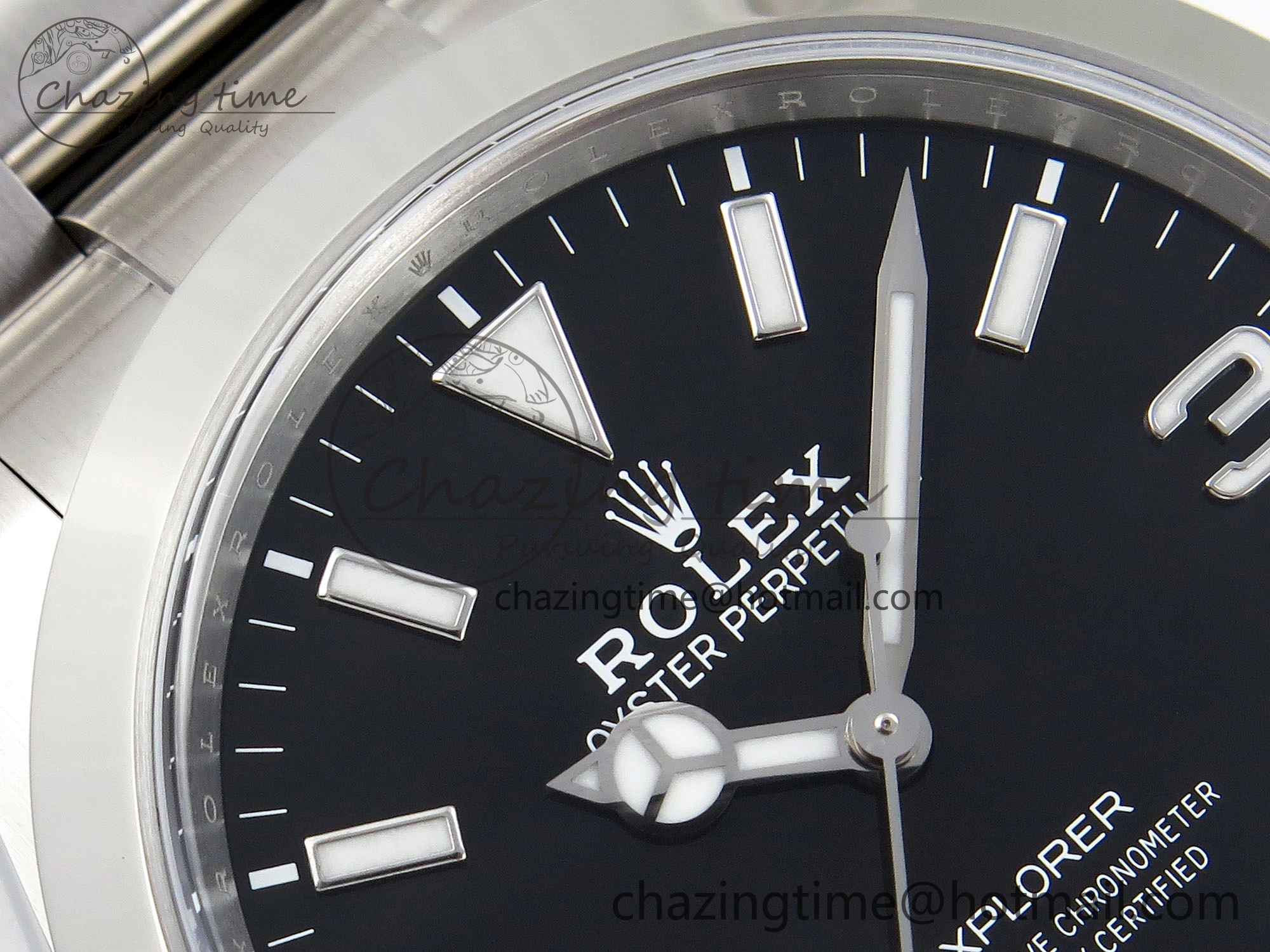 Timeless Explorer I 214270 39mm Clean 1:1 Best Edition Black Dial on SS Bracelet VR 1738