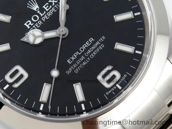 Timeless Explorer I 214270 39mm Clean 1:1 Best Edition Black Dial on SS Bracelet VR 1738