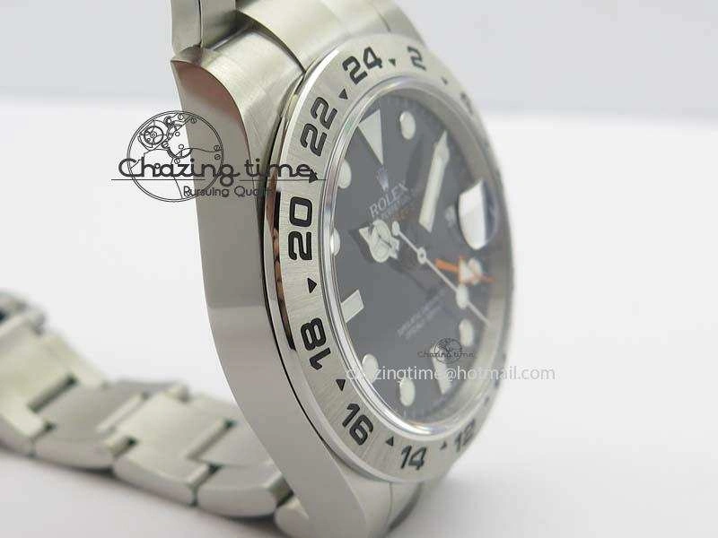 Unisex Explorer II 42mm 216570 1:1 Noob Best Edition Black Dial A3187 (Correct Hand Stack) 3831
