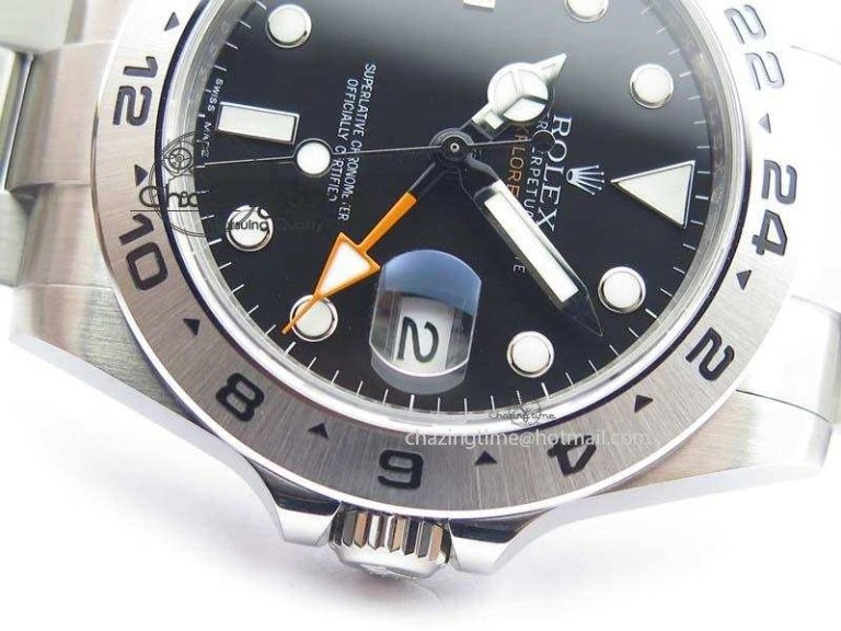 Unisex Explorer II 42mm 216570 1:1 Noob Best Edition Black Dial A3187 (Correct Hand Stack) 3831