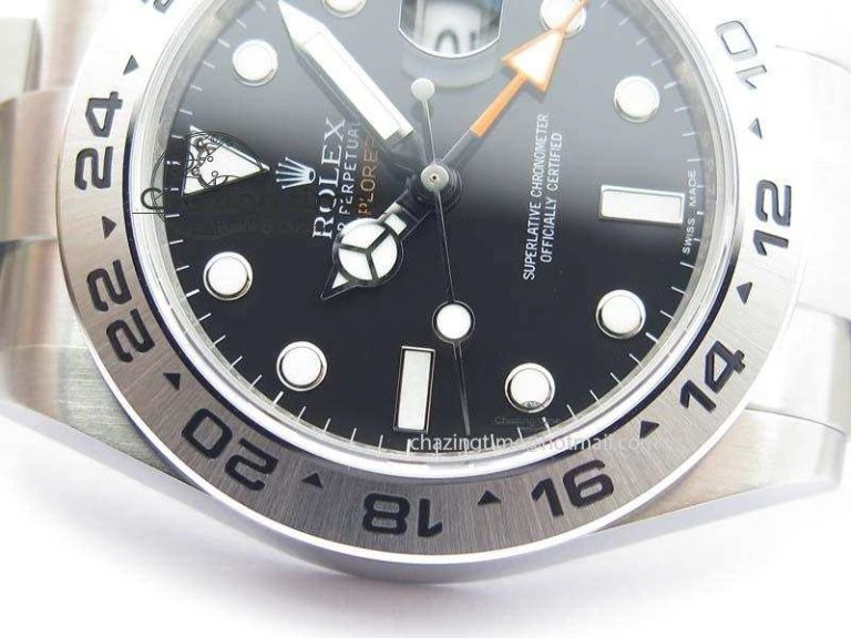 Unisex Explorer II 42mm 216570 1:1 Noob Best Edition Black Dial A3187 (Correct Hand Stack) 3831