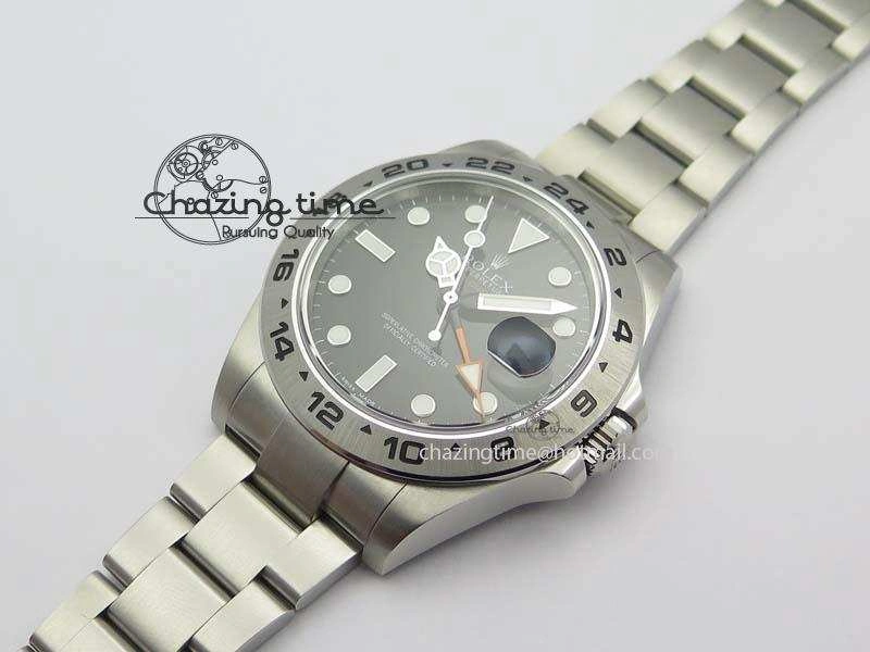 Unisex Explorer II 42mm 216570 1:1 Noob Best Edition Black Dial A3187 (Correct Hand Stack) 3831