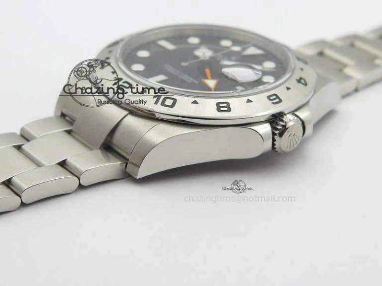 Unisex Explorer II 42mm 216570 1:1 Noob Best Edition Black Dial A3187 (Correct Hand Stack) 3831
