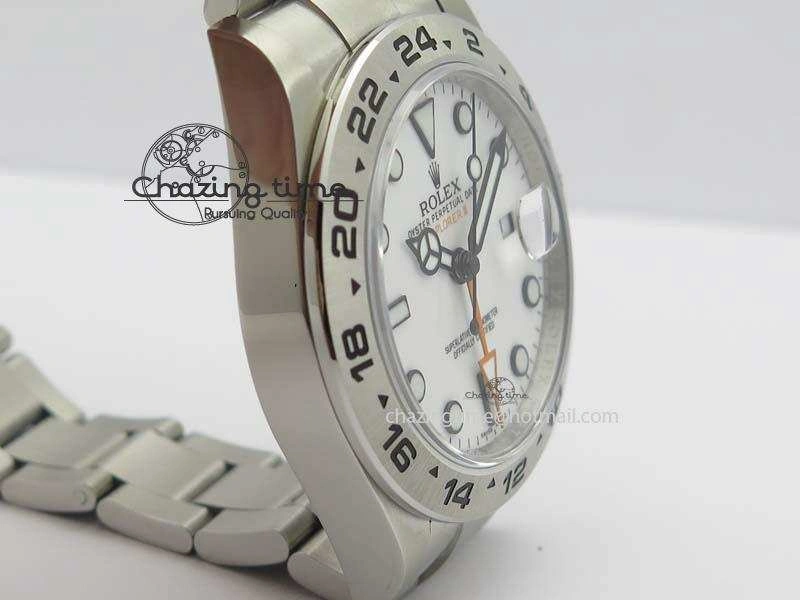 Explorer II 42mm 216570 1:1 Noob Best Edition White Dial A3187 (Correct Hand Stack) Thermal 3837