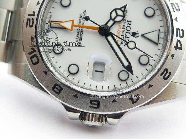 Explorer II 42mm 216570 1:1 Noob Best Edition White Dial A3187 (Correct Hand Stack) Thermal 3837