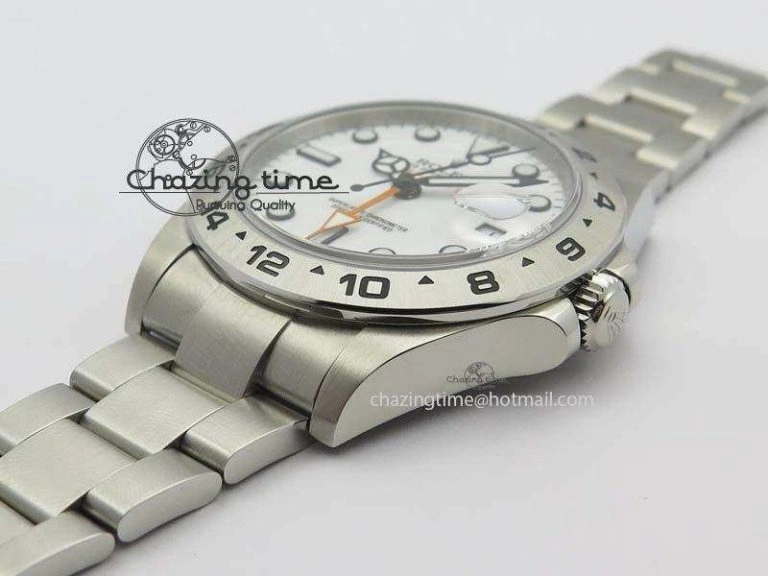 Explorer II 42mm 216570 1:1 Noob Best Edition White Dial A3187 (Correct Hand Stack) Thermal 3837