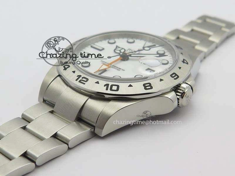 Explorer II 42mm 216570 1:1 Noob Best Edition White Dial A3187 (Correct Hand Stack) Thermal 3837