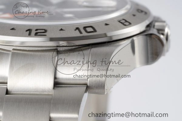 Explorer II 42mm 216570 Black 904L SS JDF 1:1 Best Edition Black Dial on Bracelet VR3285 CHS V DailyWear 2171