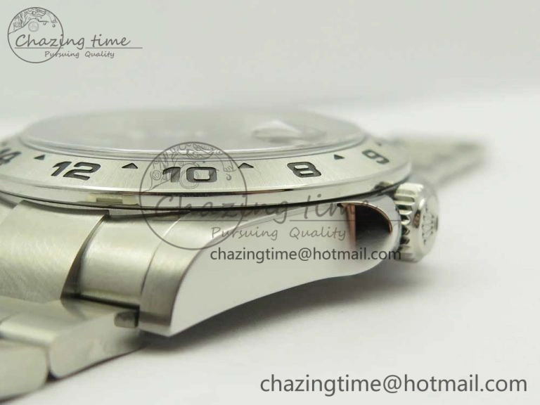 Explorer II 42mm 216570 JF 1:1 Best Edition Black Dial on SS Bracelet A2836 V Sophisticated 3309