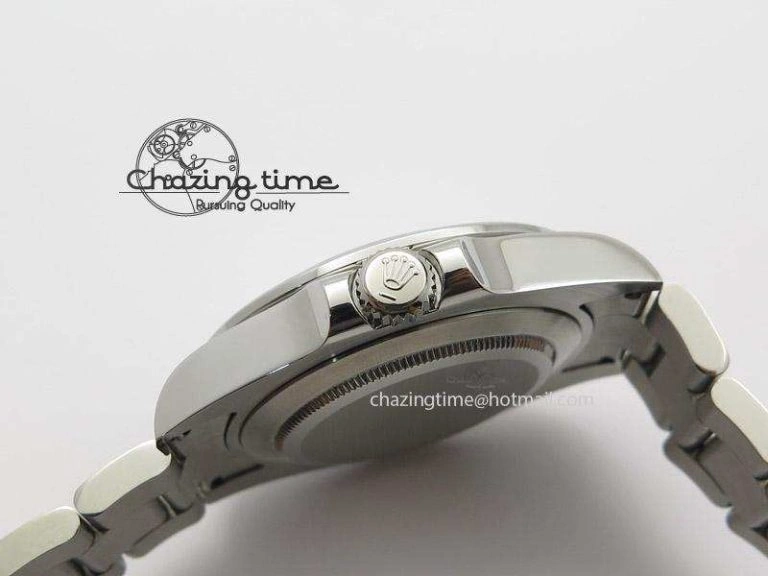 DailyWear Explorer II 42mm 216570 Noob Best Edition Black Dial on SS Bracelet A23J 4039