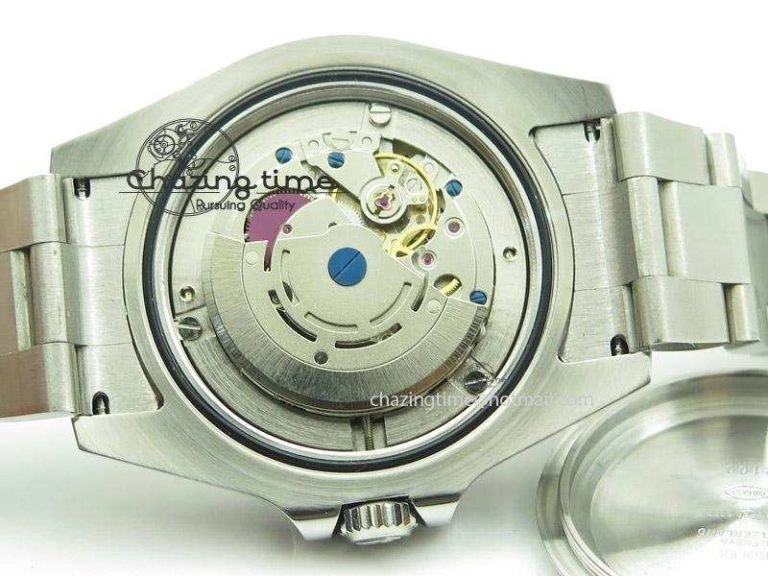 DailyWear Explorer II 42mm 216570 Noob Best Edition Black Dial on SS Bracelet A23J 4039