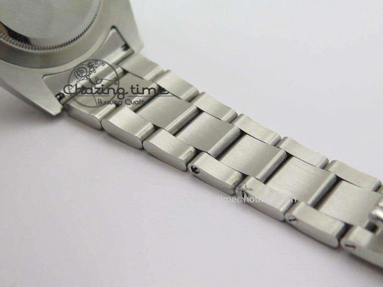 DailyWear Explorer II 42mm 216570 Noob Best Edition Black Dial on SS Bracelet A23J 4039