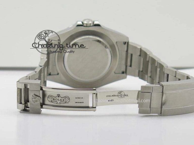 DailyWear Explorer II 42mm 216570 Noob Best Edition Black Dial on SS Bracelet A23J 4039